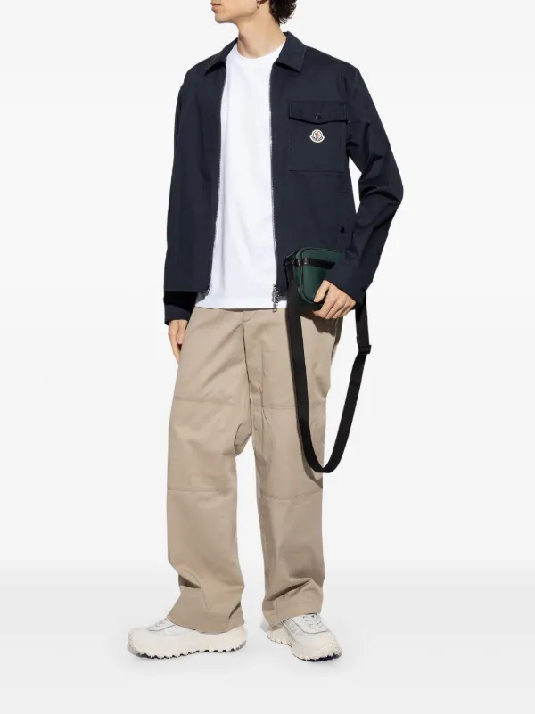 スペシャルオファ Moncler Shirt Jacket | Blue | FARFETCH ジャケット・ブルゾン