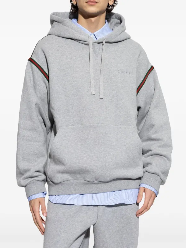 Gucci コットンジャージー パーカー | グレー | FARFETCH JP