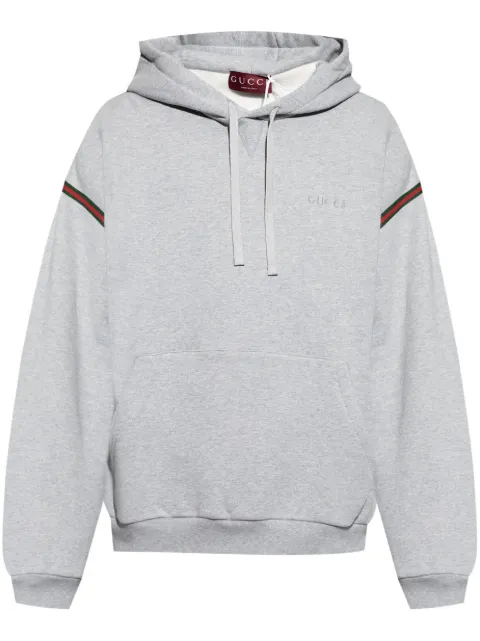 Gucci sudadera con capucha y cordones