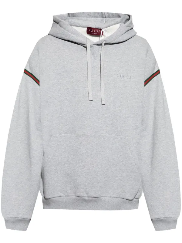 Gucci コットンジャージー パーカー | グレー | FARFETCH JP