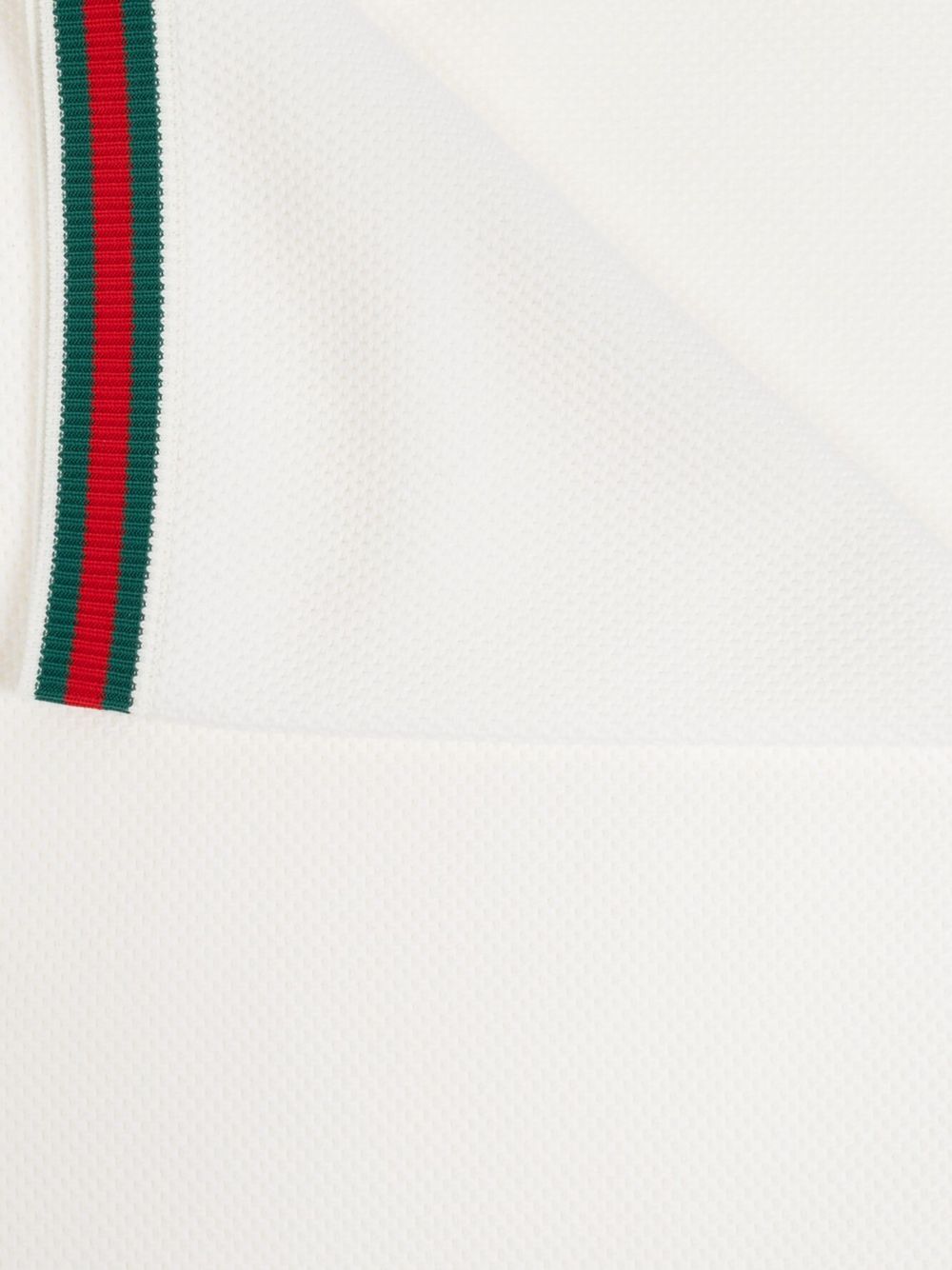 Gucci Kids web stripe blanket - White