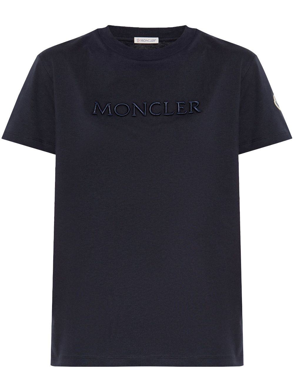 logo-embroidered T-shirt