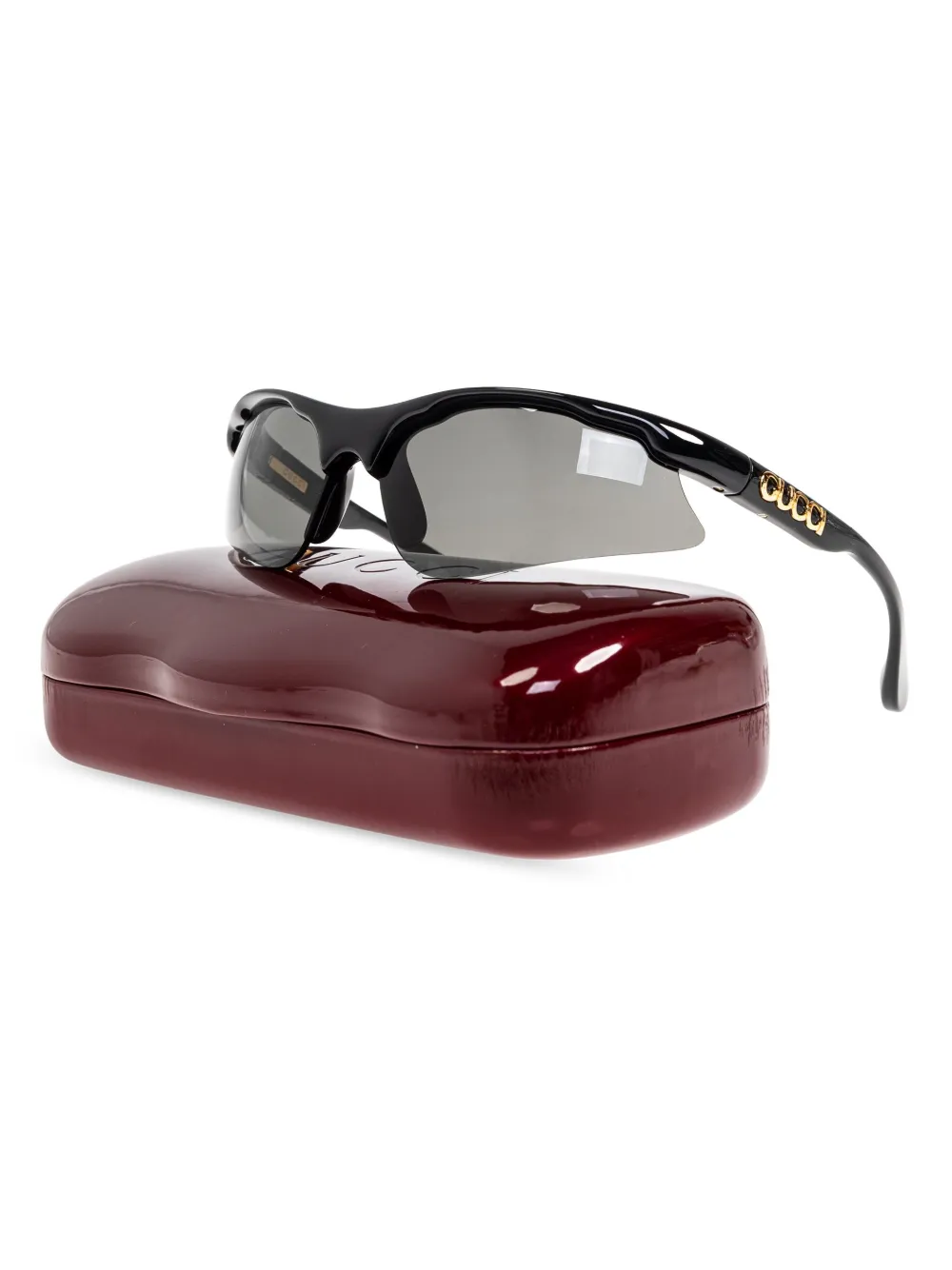 Gucci Eyewear Zonnebril met logoprint Zwart