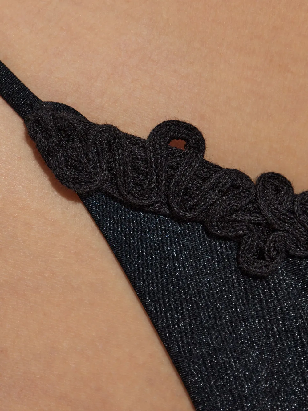 Cult Gaia Irina bikinislip Zwart