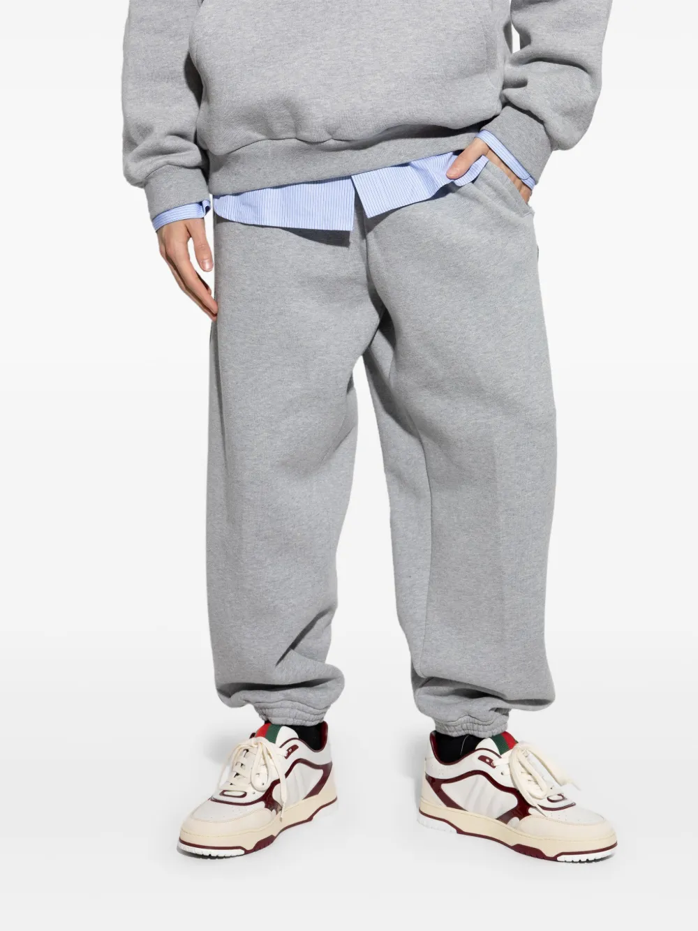 Gucci Katoenen trainingsbroek Grijs