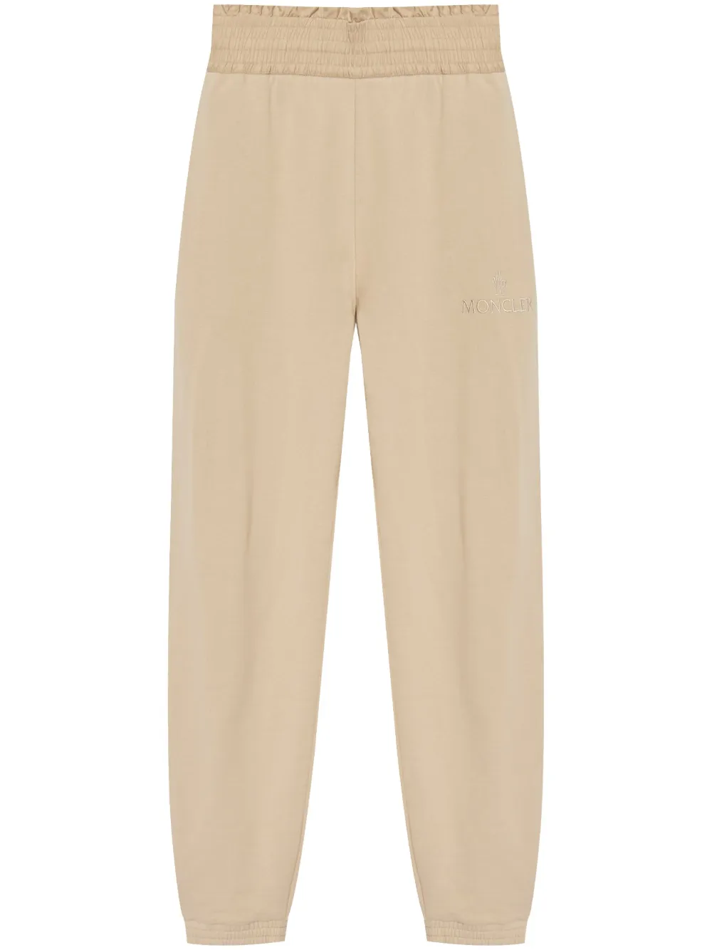 Moncler Broek met logo Beige