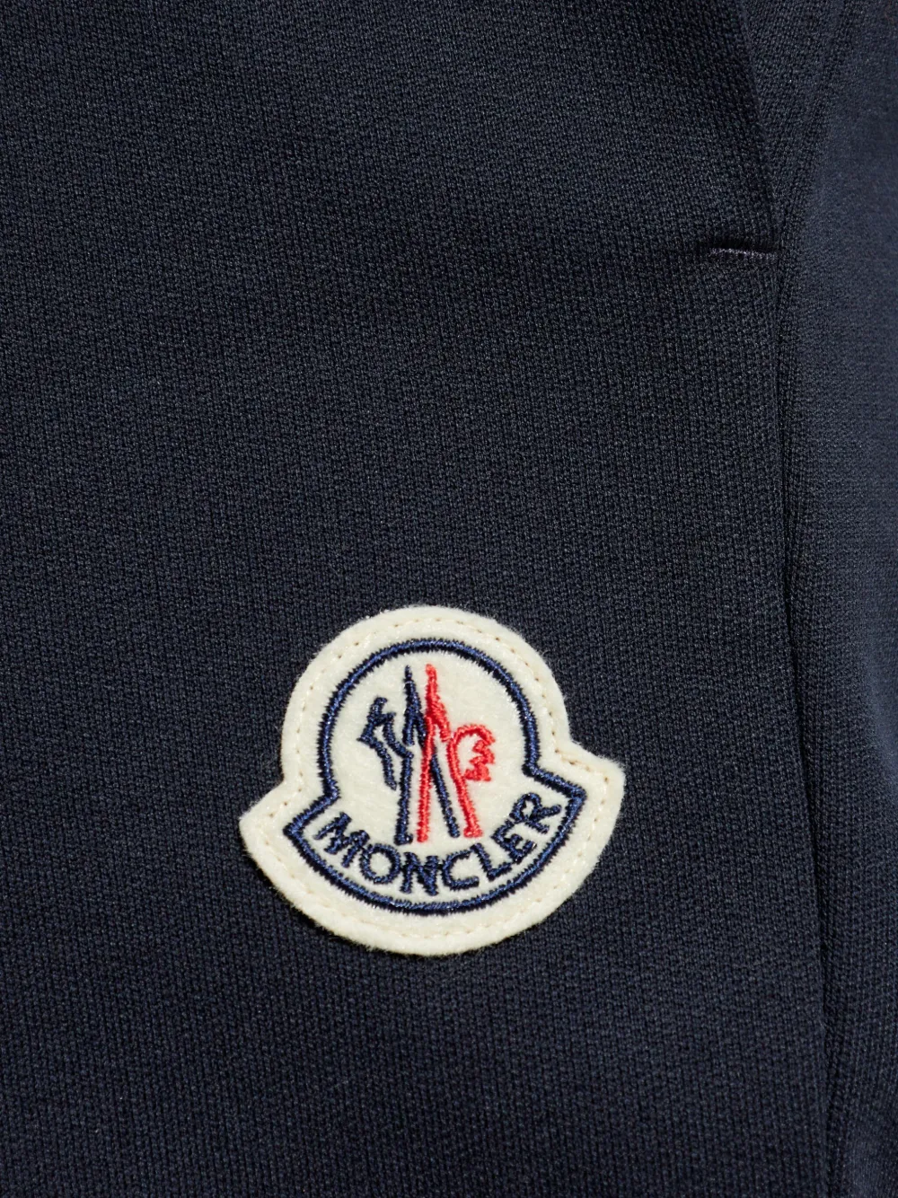 MONCLER LOGO-PATCH TRACK PANTS