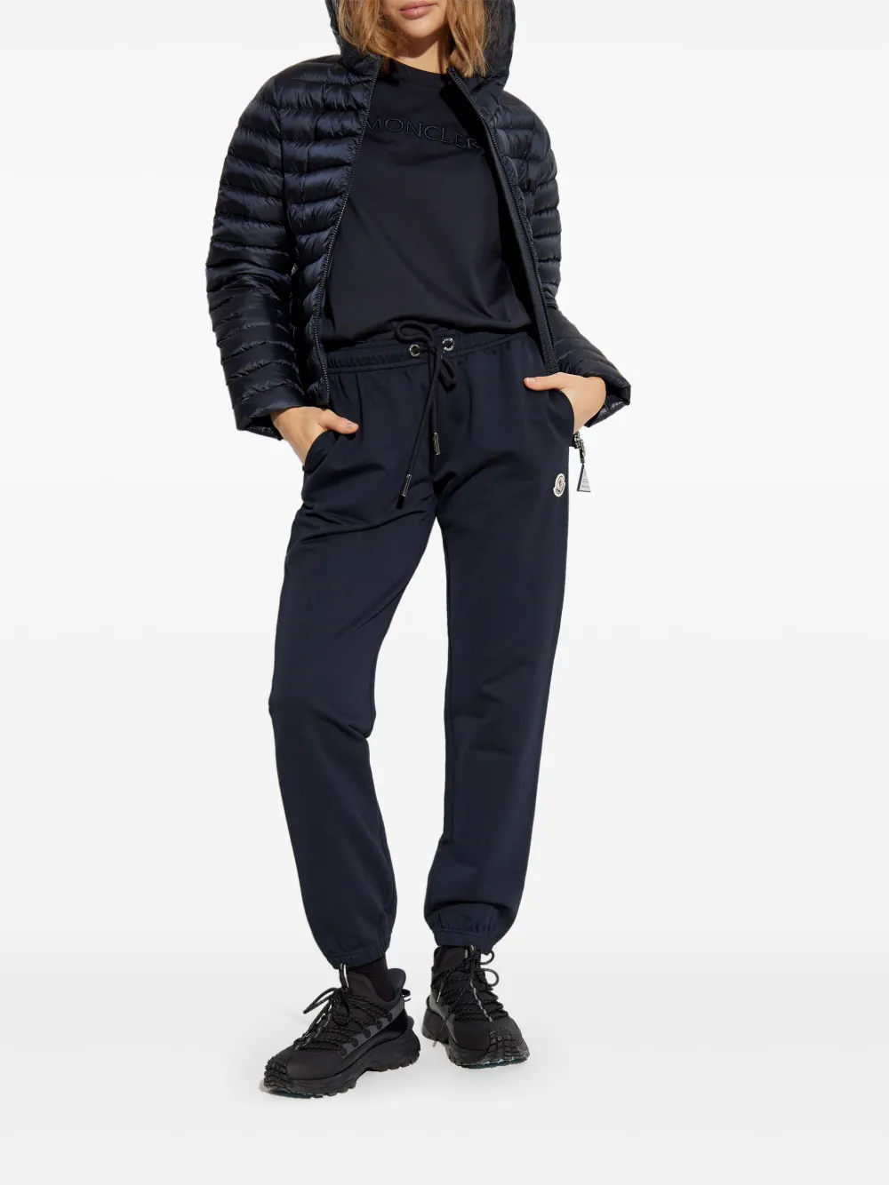 Moncler Trainingsbroek met logopatch - Blauw