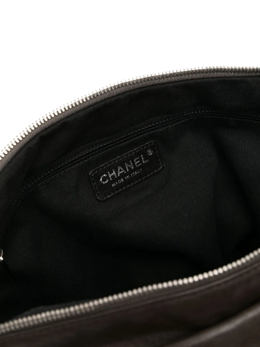 CHANEL 2006-2008 LEATHER TOTE BAG