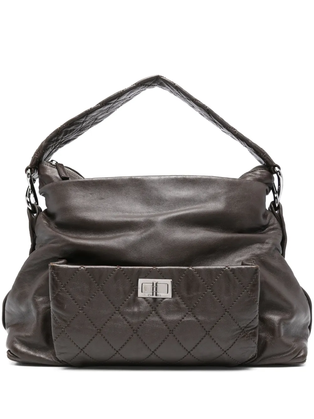 CHANEL Pre-Owned 2006-2008 レザーハンドバッグ - ブラウン CHANEL Pre-Owned 2006-2008 レザーハンドバッグ - ブラウン