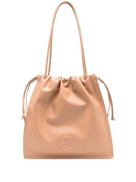 Coccinelle logo-embossed tote bag 