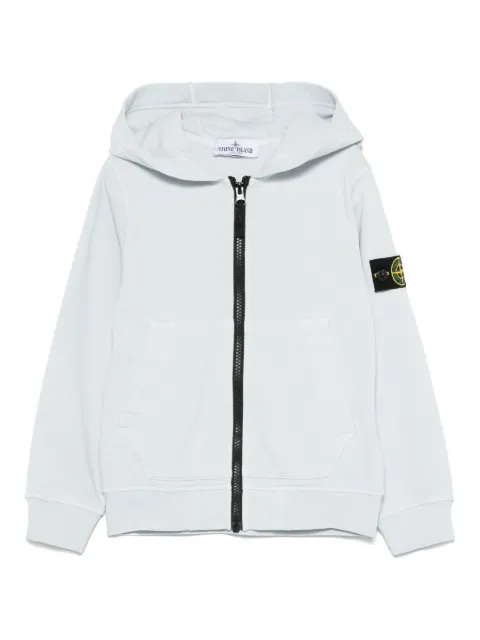 Stone Island Junior Agasalho com patch de bússola