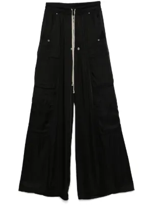 MONCLER×RICK OWENS BELAS PANTS ワイドパンツ Moncler + Rick Owens Bela Trousers | Black | FARFETCH