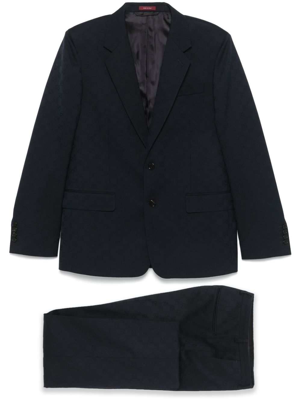 GG wool jacquard suit