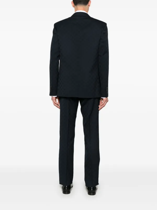 Gucci GGジャカード スーツ | ブルー | FARFETCH JP