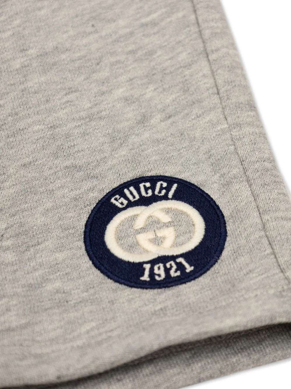 Gucci Kids Shorts met GG-logo en borduurwerk Grijs