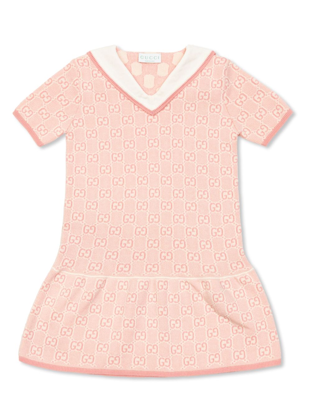 Gucci Kids GG cotton dress - Pink