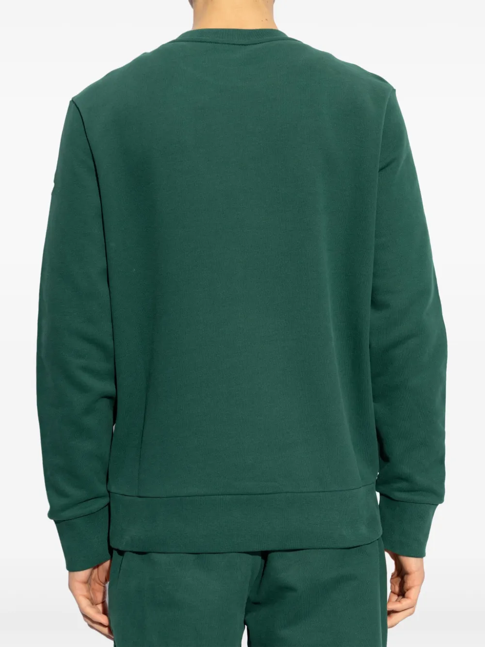 Moncler Sweater met geborduurd logo Groen