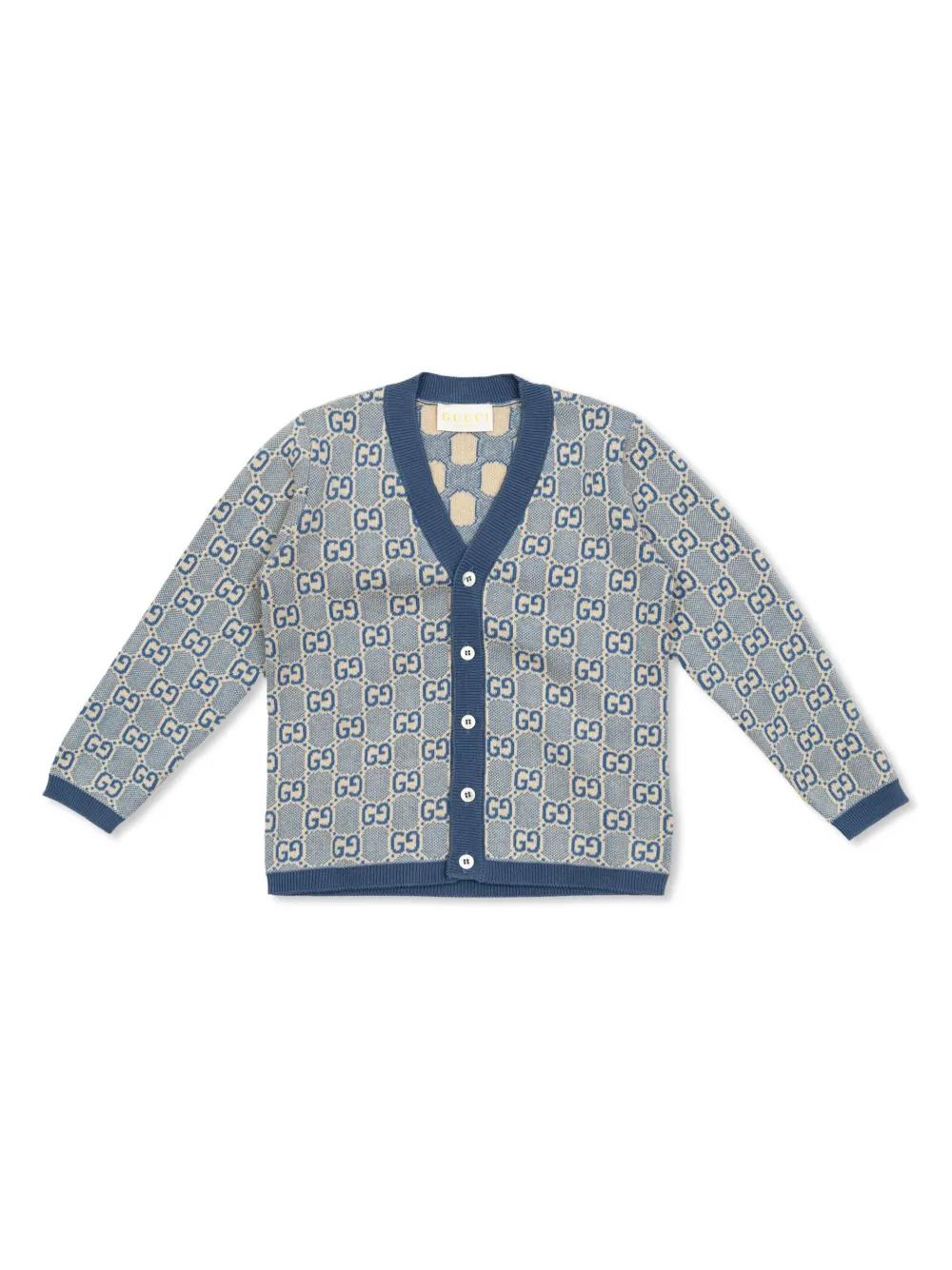 Gucci Kids Katoenen vest Blauw