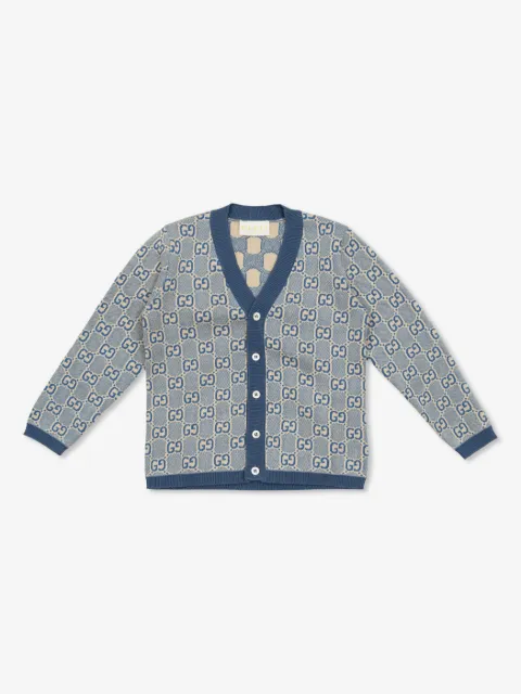 Gucci Kids GG cotton cardigan