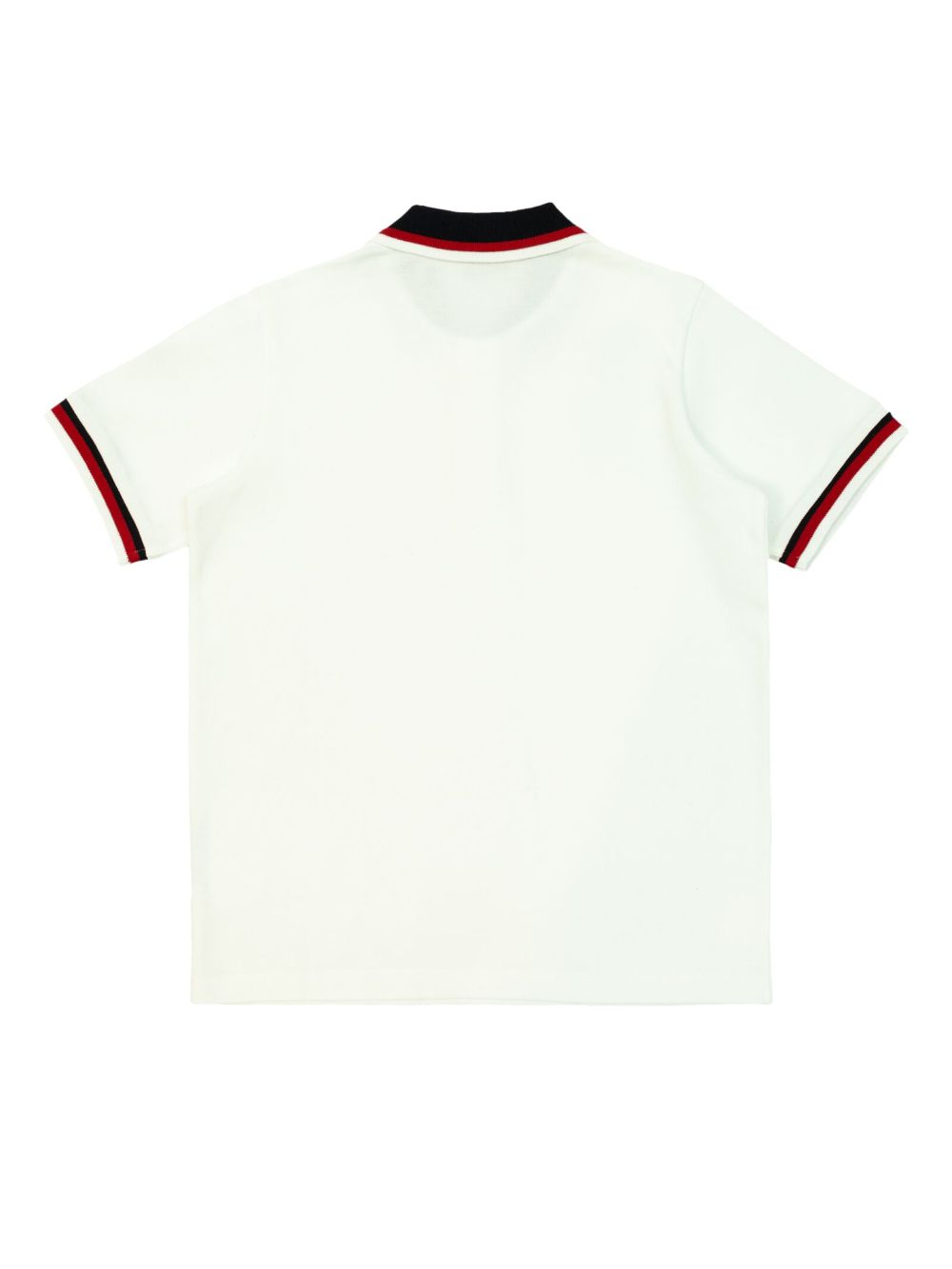 Moncler Enfant logo-patch polo shirt - Wit