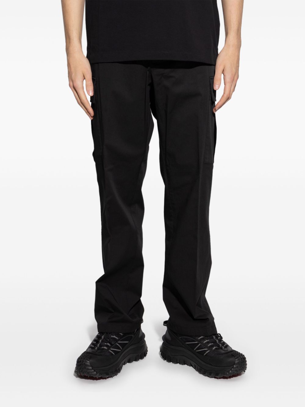 Moncler gabardine cargo pants - Zwart