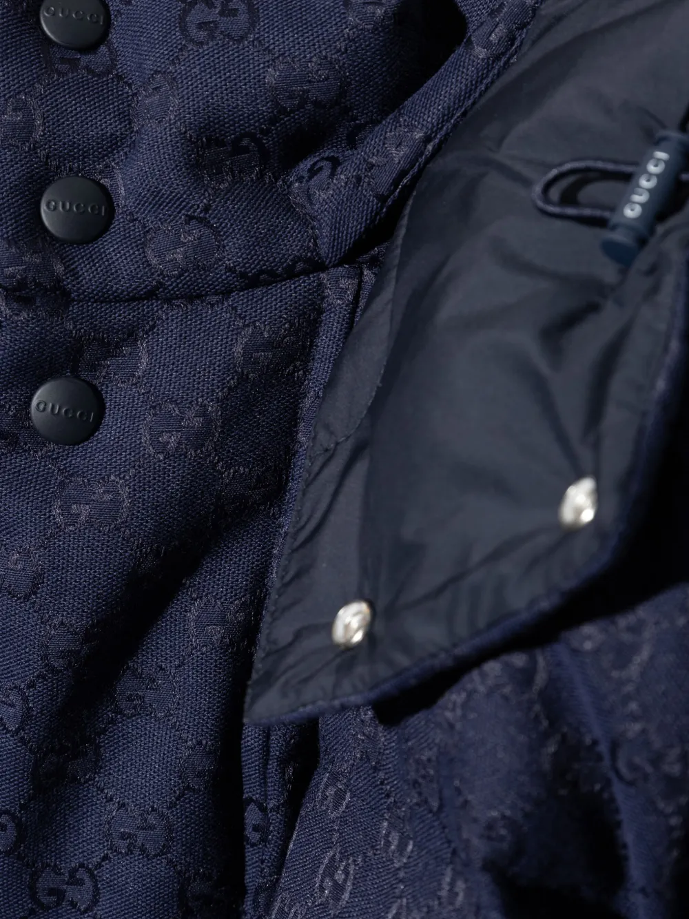 Gucci GG canvas jack Blauw