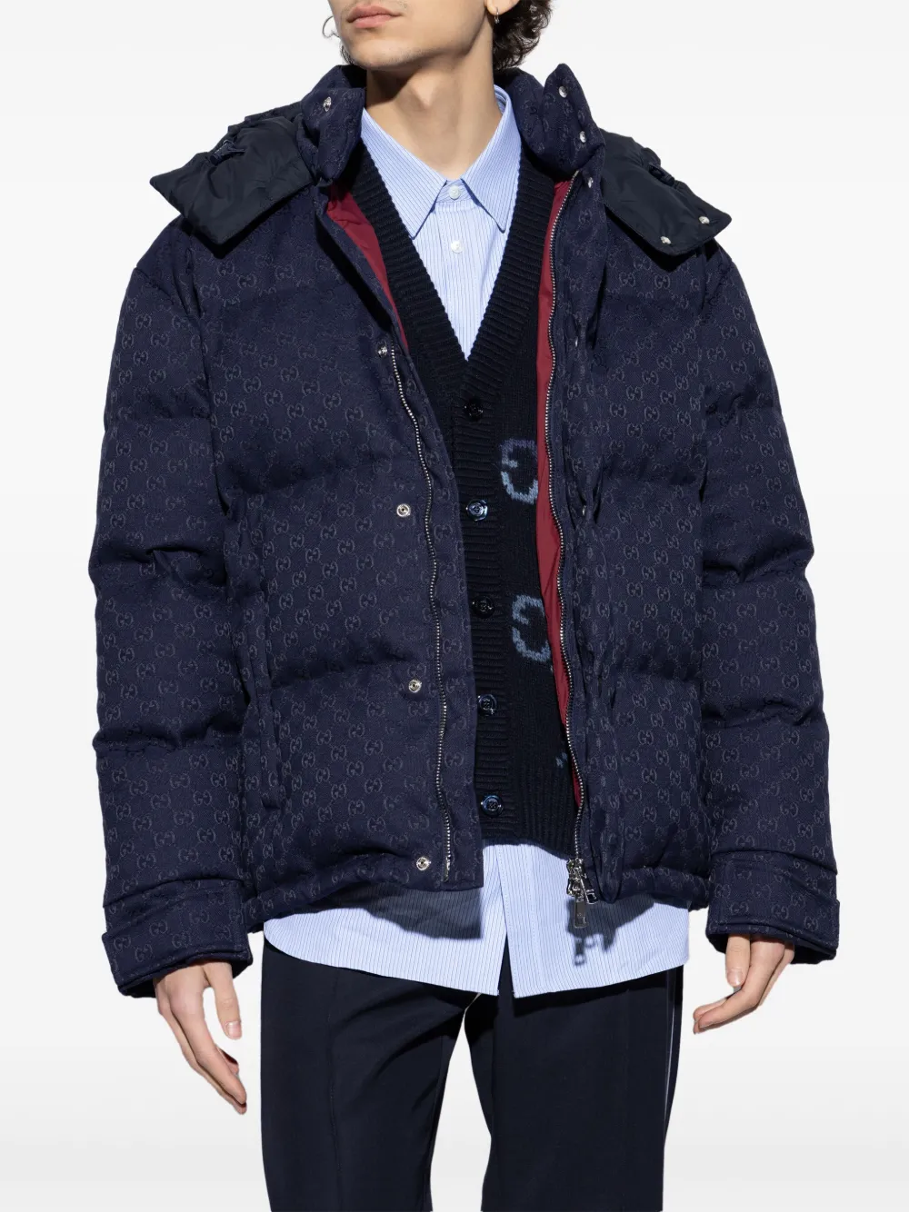 Gucci GG canvas jack Blauw