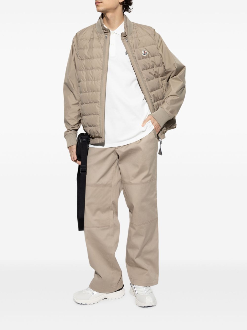 Moncler gabardine trousers - Beige