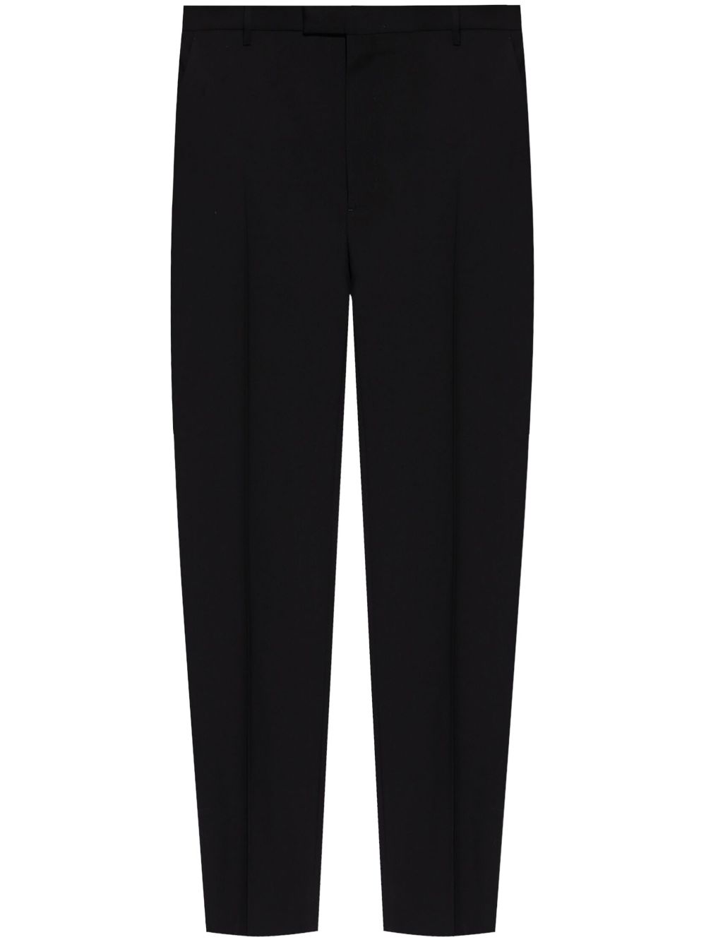 Gucci bead-detail gabardine trousers Zwart