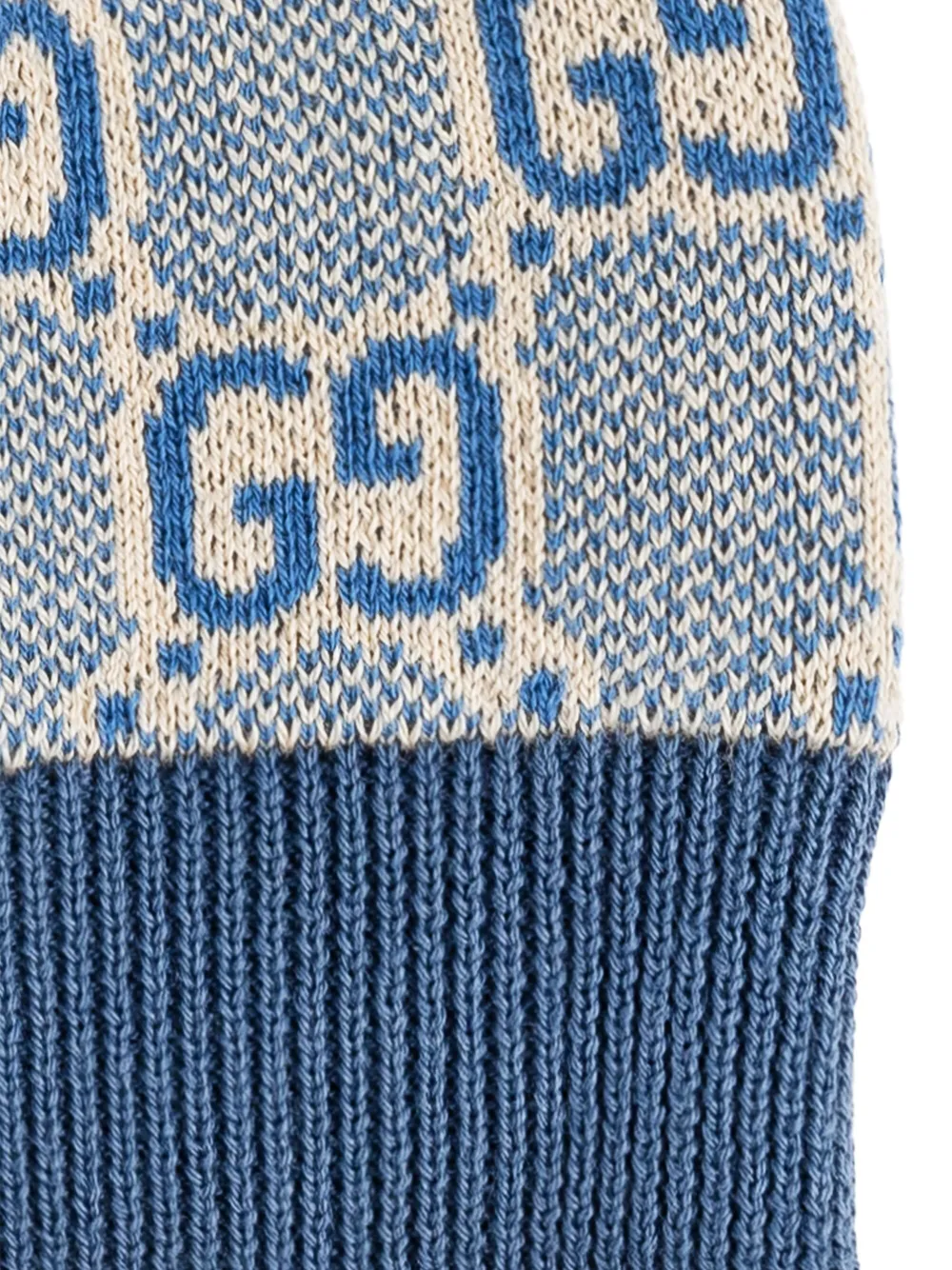 Gucci Kids GG katoenen hoed Blauw