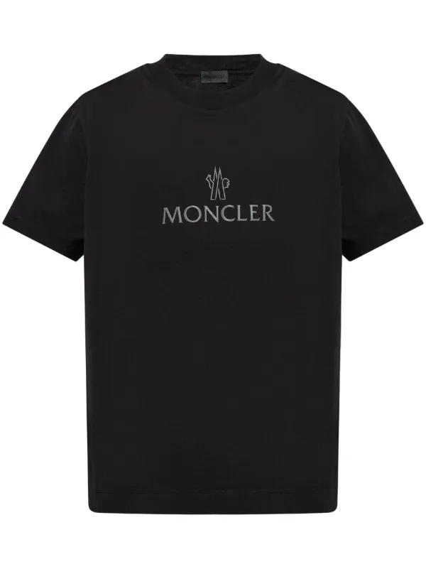 Moncler ロゴ Tシャツ | ブラック | FARFETCH JP