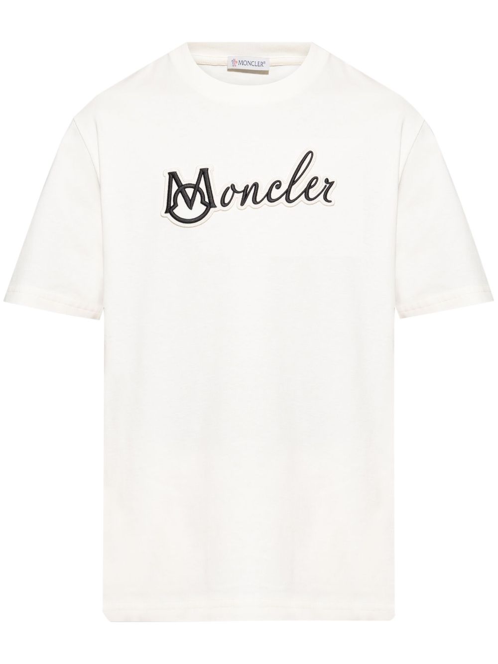 logo-embroidered cotton T-shirt