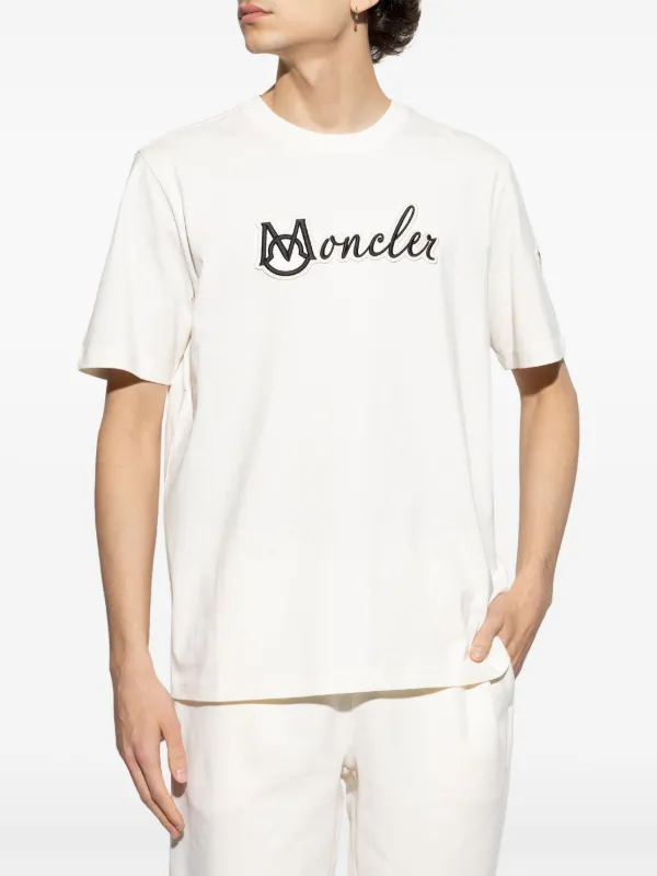 OUTLET SALE- 訳あり品など大放出 Tシャツ ロゴ Moncler | JP FARFETCH | ホワイト トップス