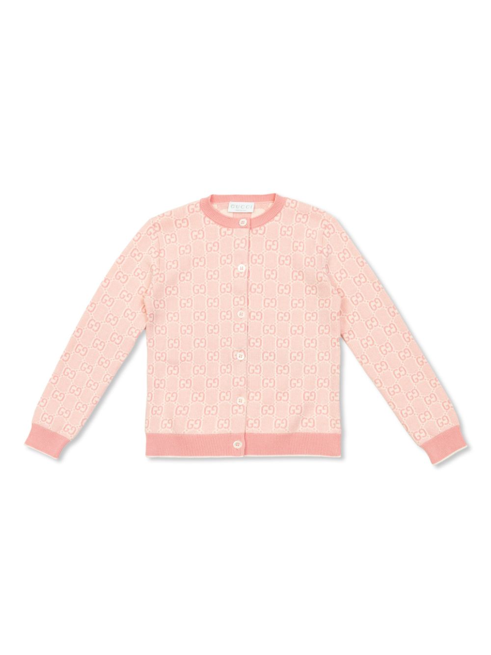 Gucci Kids GG cotton cardigan - Pink