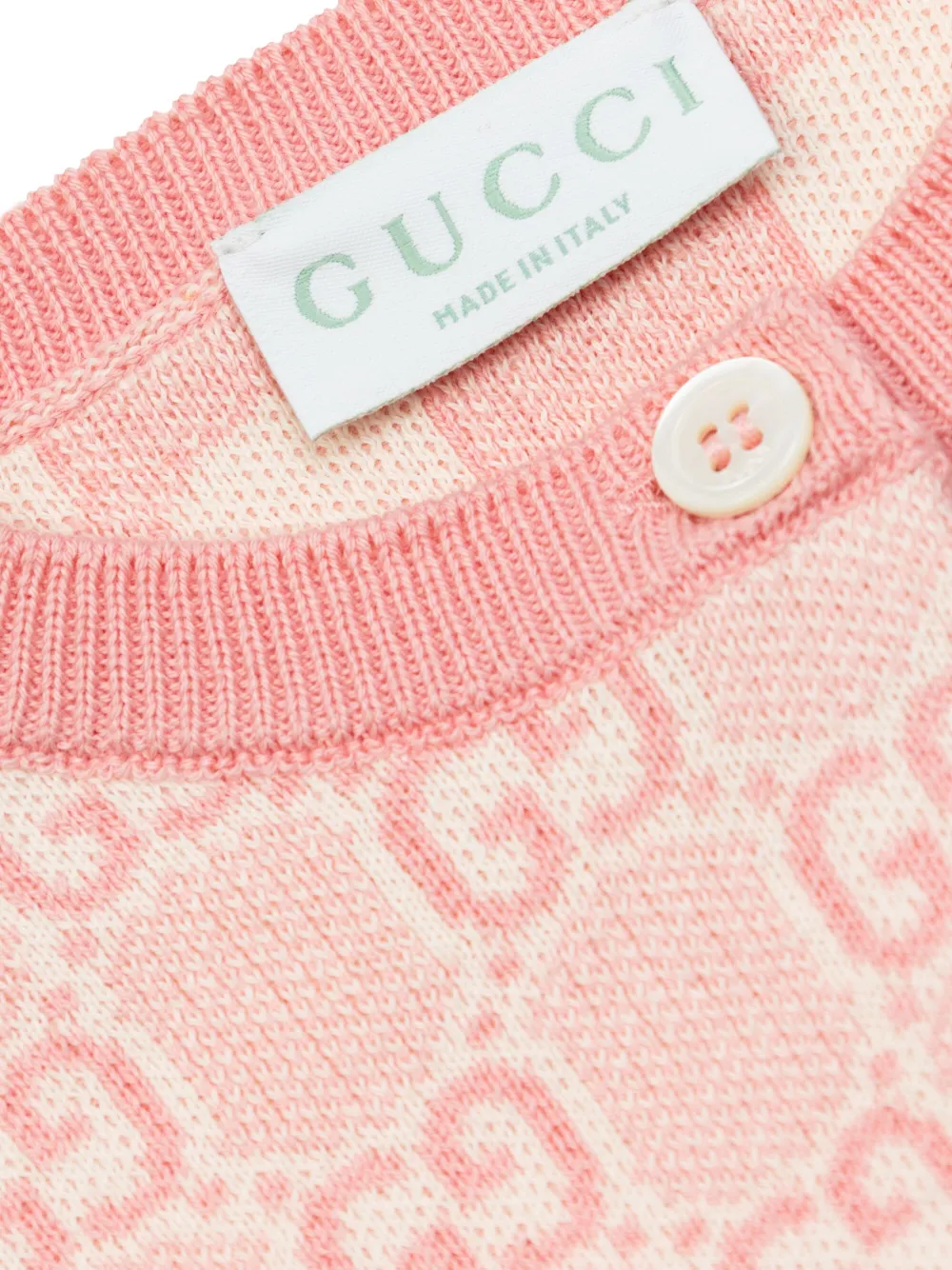 Gucci Kids Katoenen vest Roze