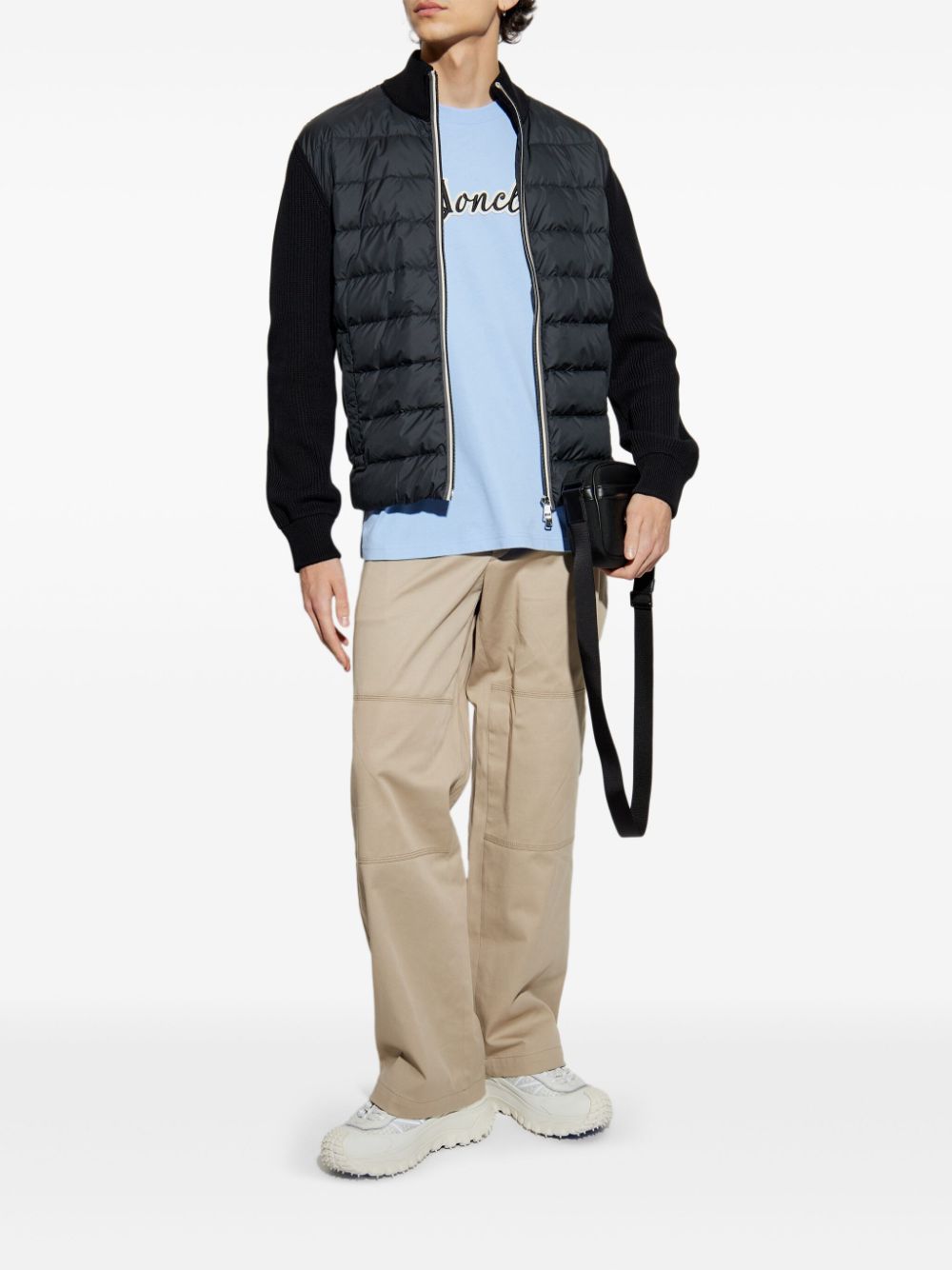 Moncler padded cotton jacket - Zwart