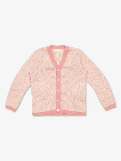Gucci Kids GG cotton cardigan