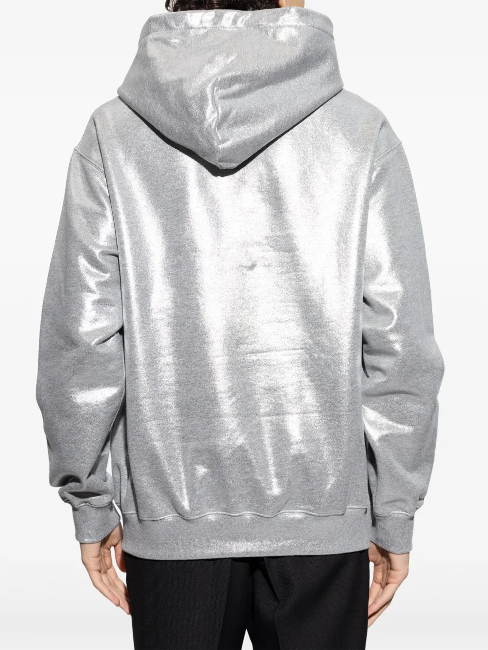 Gucci Katoenen hoodie met logoprint Zilver