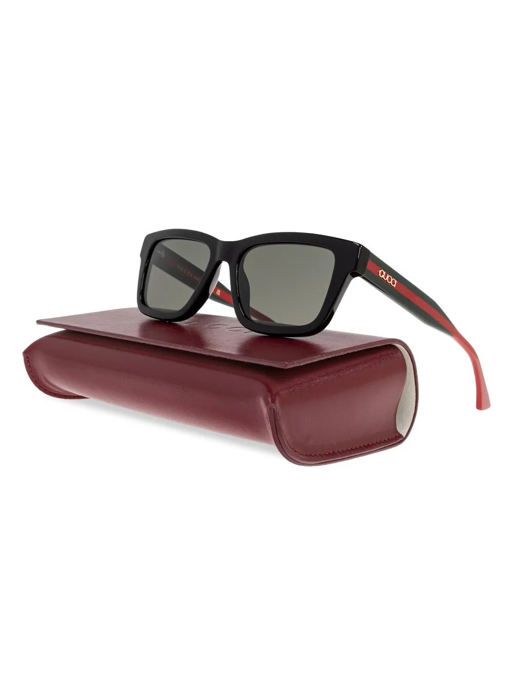 Gucci Eyewear Zonnebril met logoprint Zwart