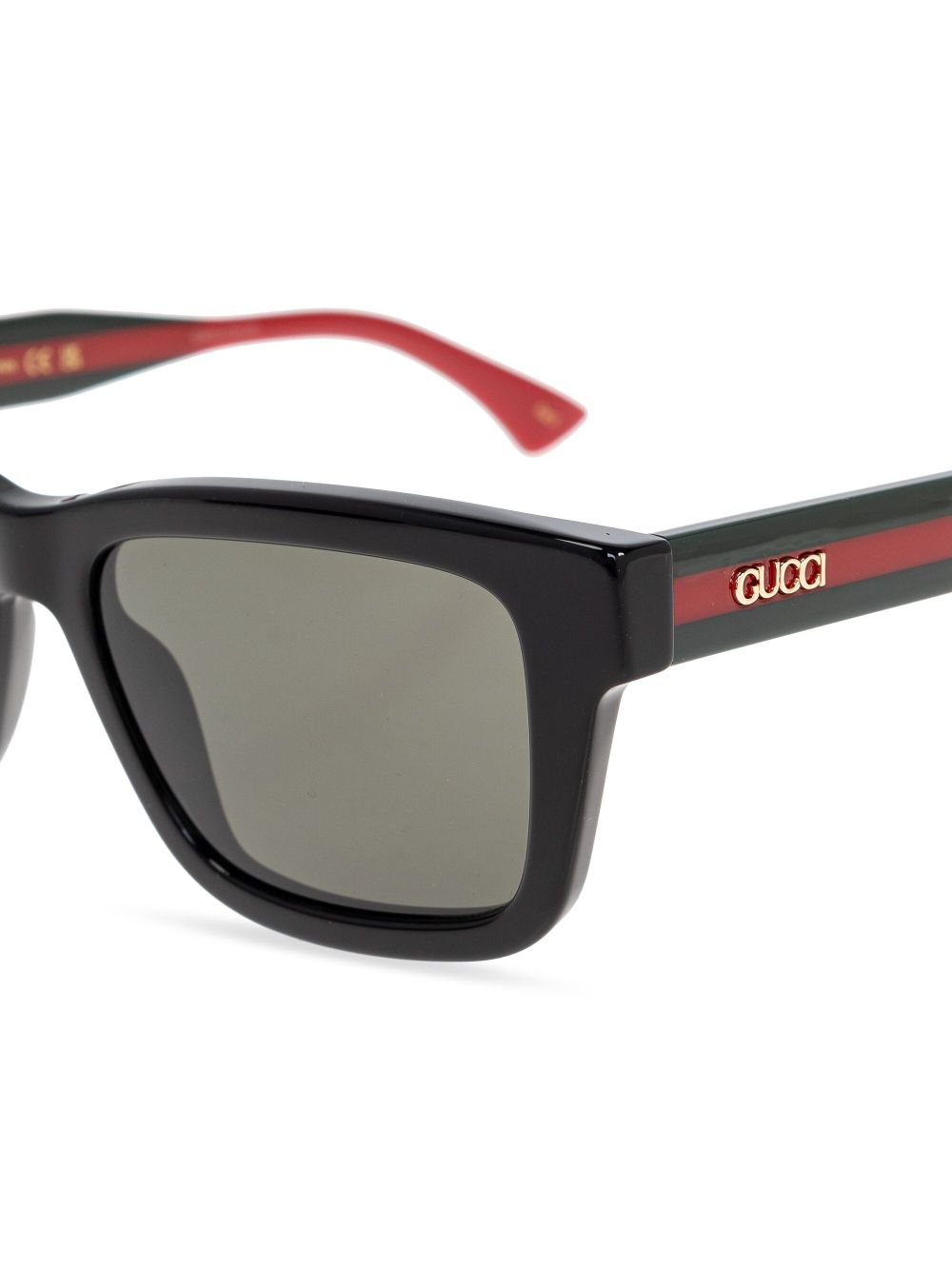 Gucci Eyewear logo-print sunglasses - Zwart