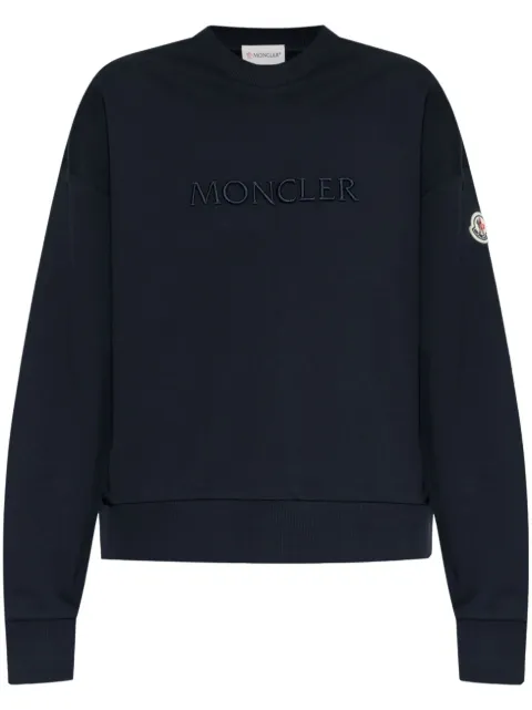 Moncler logo-embroidered sweatshirt