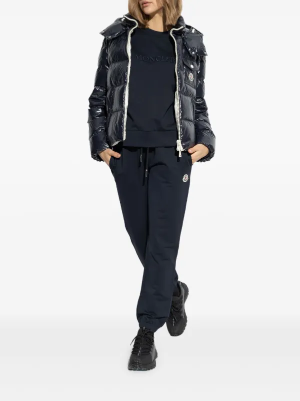 Moncler ロゴスウェットシャツ Moncler ロゴ スウェットシャツ | ブルー | FARFETCH JP