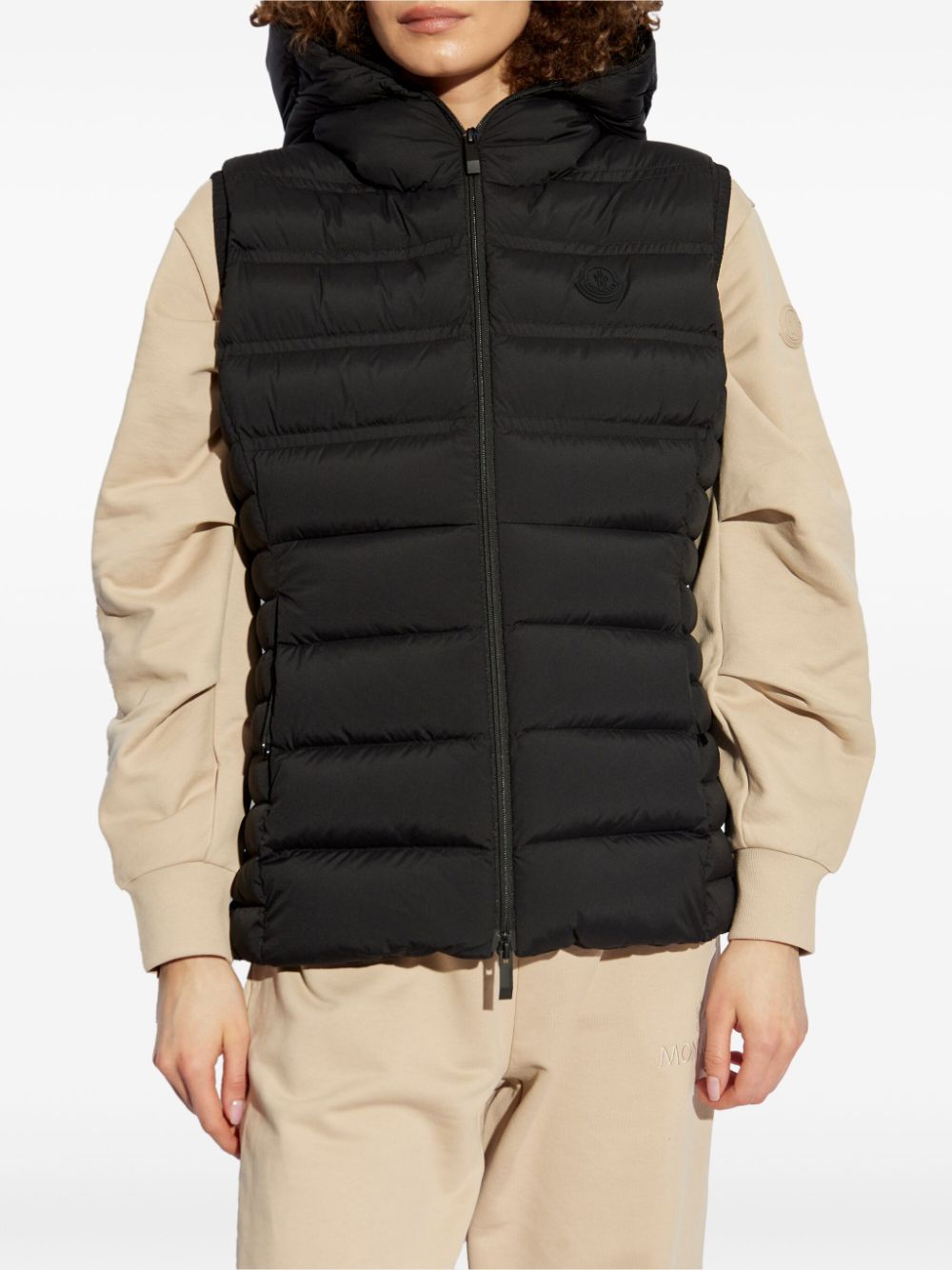 Moncler Barraux gilet - Zwart