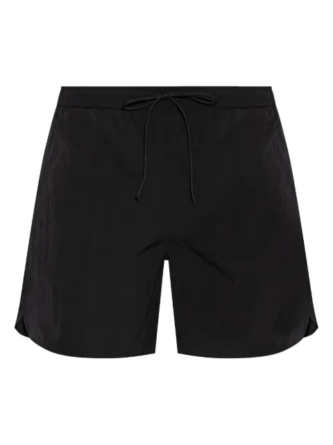 Moncler crinkled-finish swim shorts