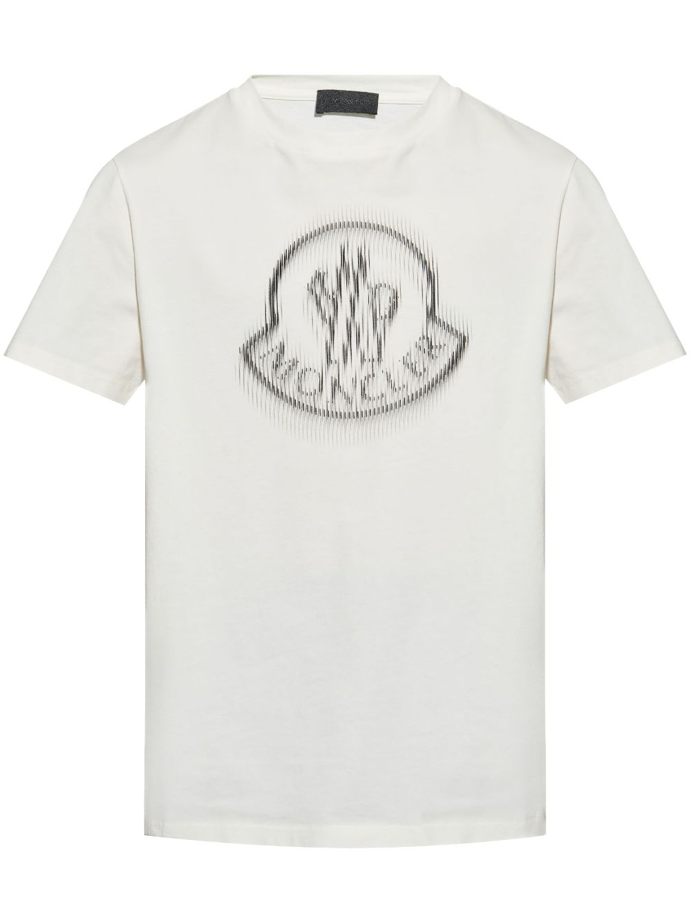 blurred-logo cotton T-shirt