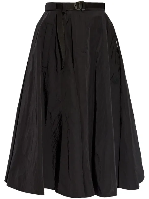 Moncler belted midi skirt