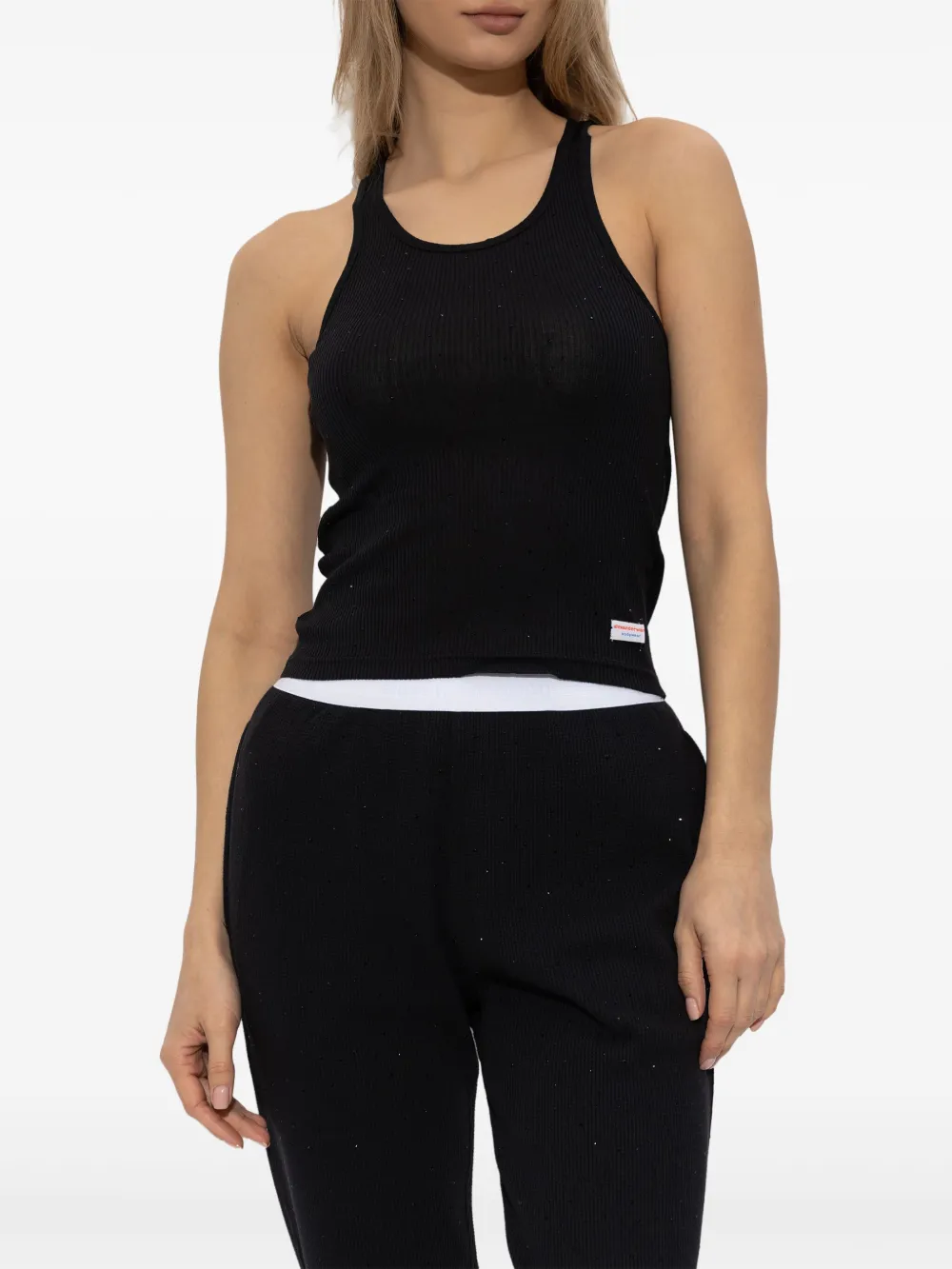Alexander Wang Katoenen tanktop Zwart