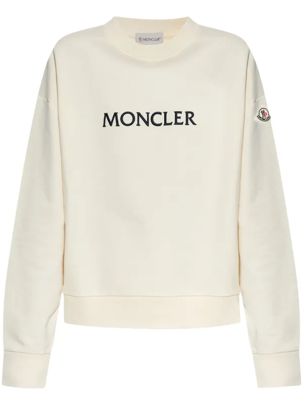 MONCLER 23aw 刺繍 スウェット 新品 MONCLER ロゴ 刺繍 スウェットシャツ - メルカリ