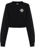 Casablanca logo-patch sweatshirt - Black